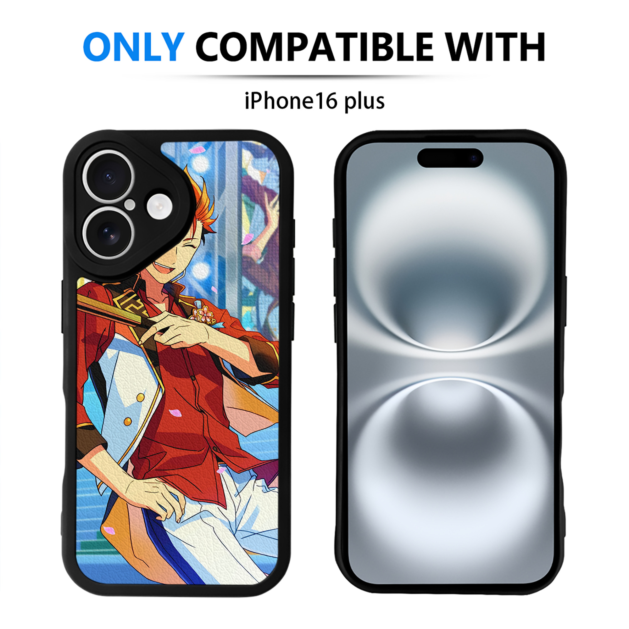 （画像用） あんさんぶるスターズ! Ensemble Stars 【iPhone 16シリーズ対応】シリコンスマホケース（レザー調） 材質：シリコン